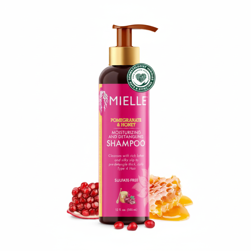 Pomegranate & honey, moisturizing & detangeling shampoo